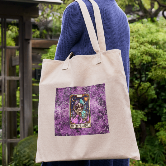 Tarot Selfie Addict Tote Bag