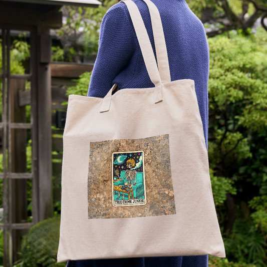 Tarot True Crime Tote Bag